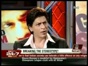 SRK, during one of his interactions with NDTV.